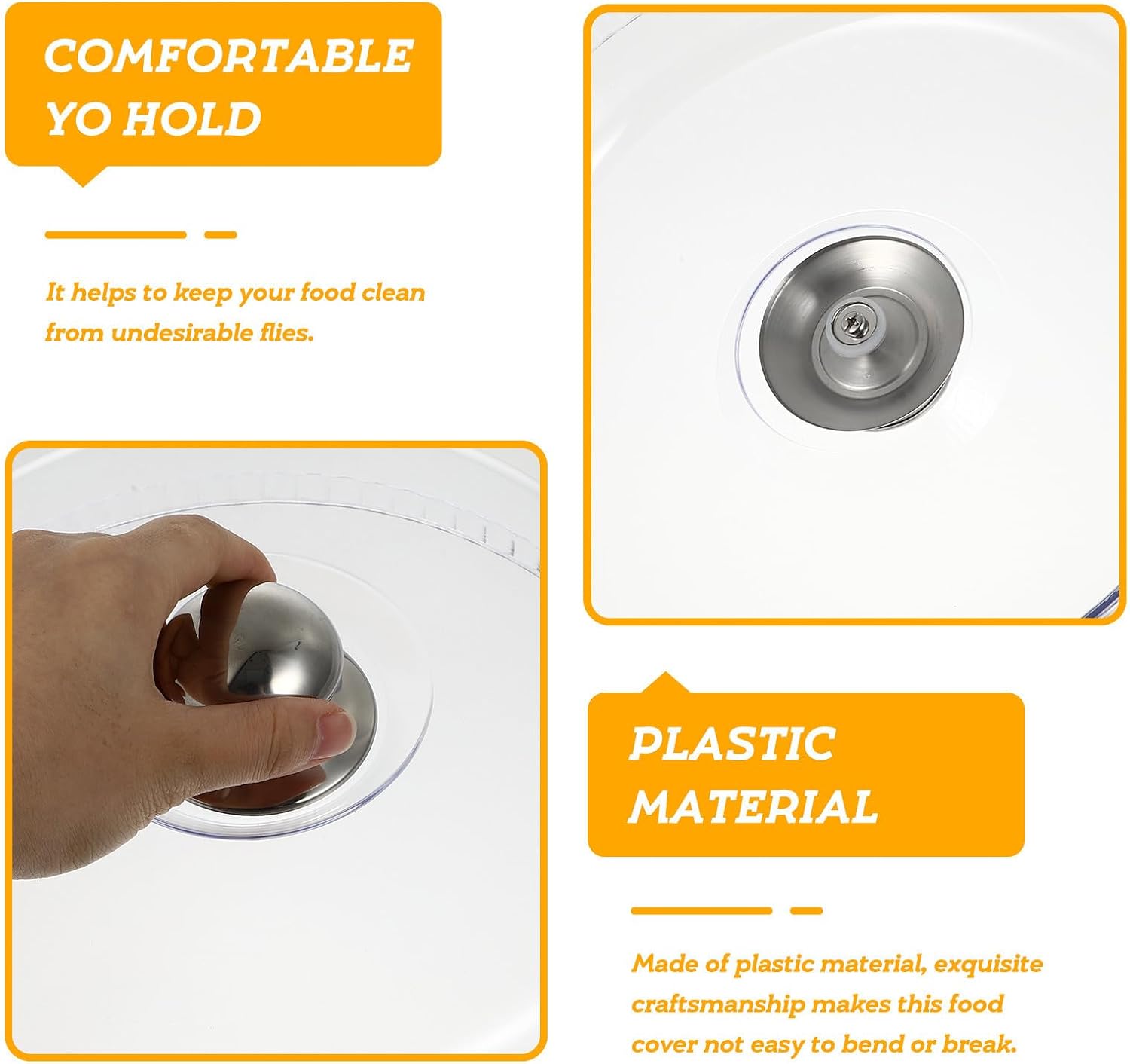 Dome Plastic Protector Cover Dessert Food for Home
