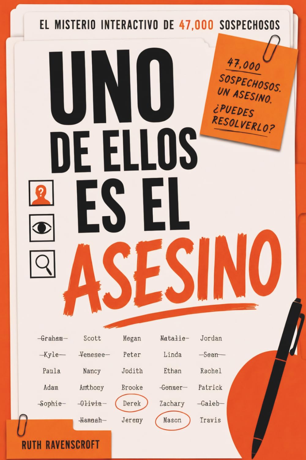 Uno de ellos es el asesino: un libro interactivo de misterio, acertijos y deducción con 47.000 sospechosos, 30 pistas y un asesino por descubrir