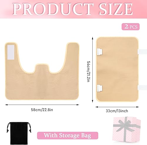 Miniatura 5 de Paquete de 2 unidades de aceite de ricino para el hombro, paquete de aceite de ricino de franela de algodón con almohadilla de aceite de ricino en