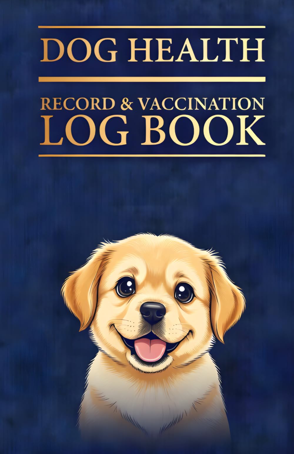 DOG HEALTH RECORD & VACCINATION LOG BOOK: Pet Passport, Health Tracker, Vaccination Log & Medical Record for Vet Visits, Travel, Medication, Grooming, ... Yorkies, Golden Retrievers, Bulldogs & More)