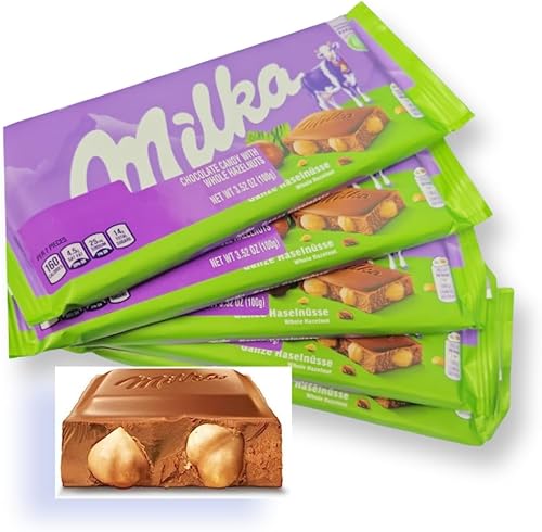 Milka Chocolate con leche con toda la avellana Pack de 5