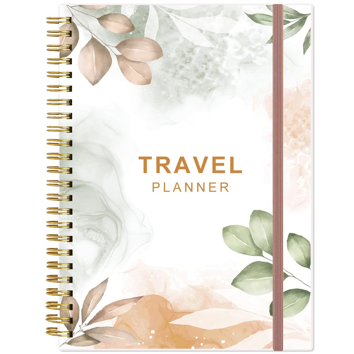 Travel Journal for Women & Men, Vacation & Road Trip Planner Organizer, Travel Notebook for 6 Trips