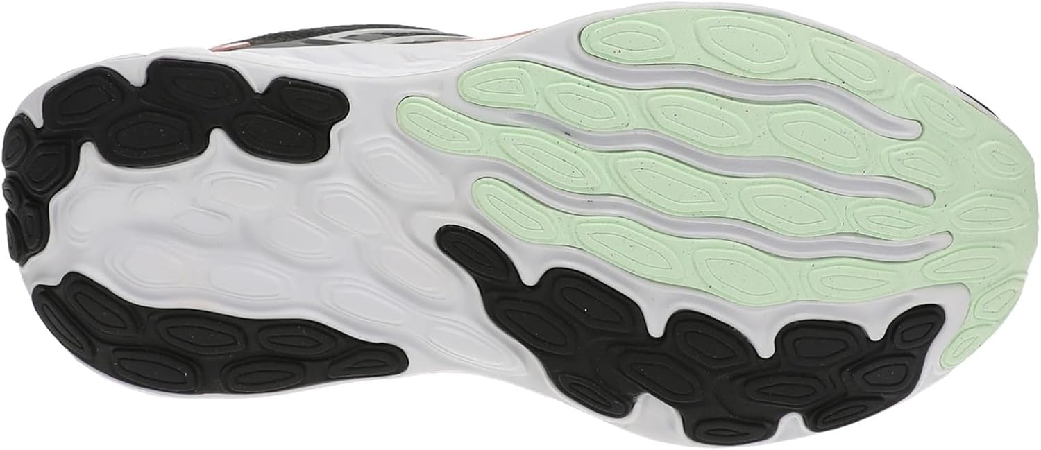 New Balance Women's Fresh Foam 680 V8 Running Shoe, Black/Dark Silver Metallic/Peach Nectar, 9 M