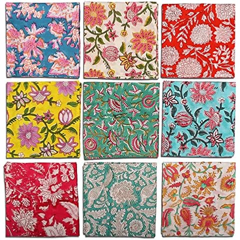 DIYANAIMPEX 10 Pc Cotton Cloth Napkins Cover