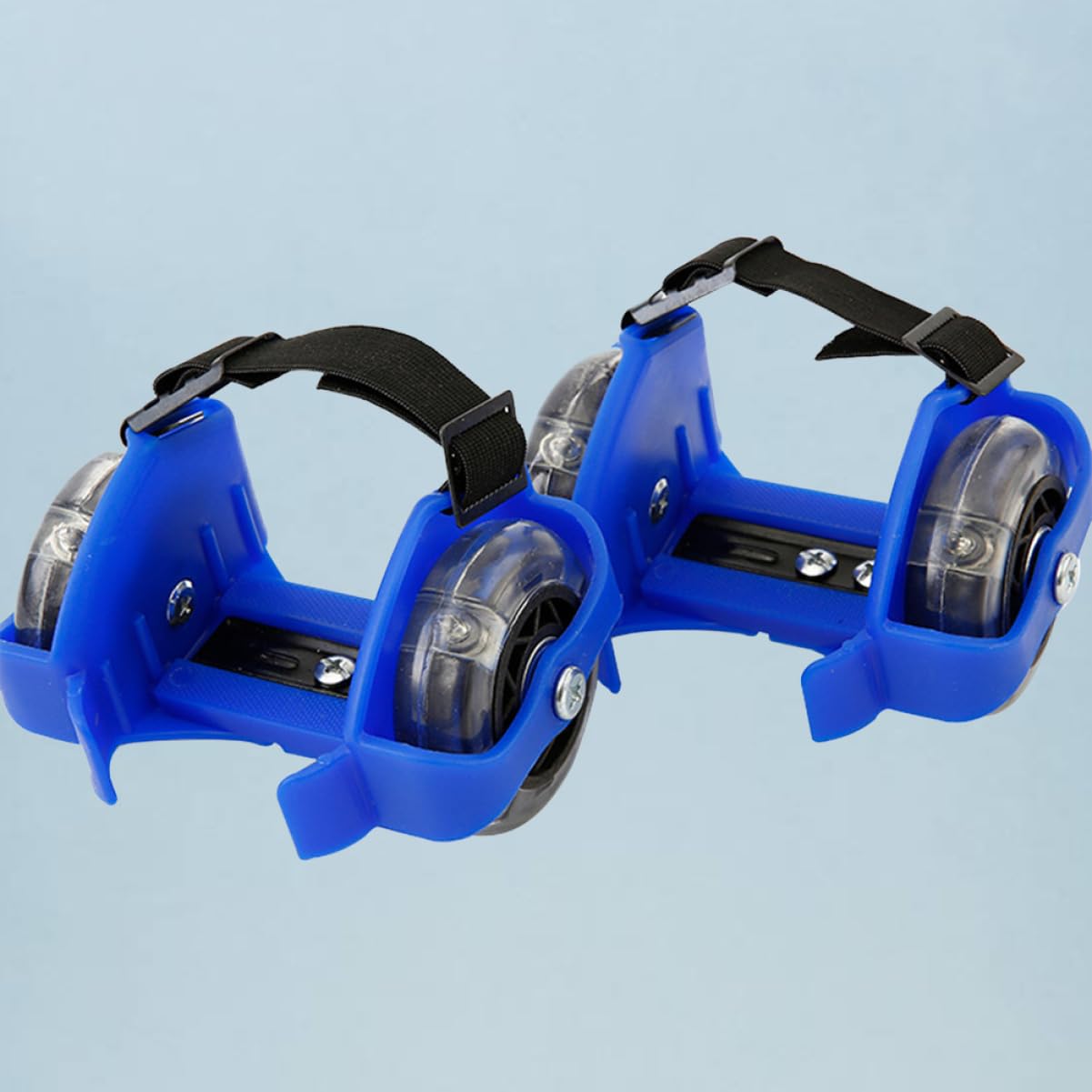 Parliky 1 Pair Kids Heel Wheel Roller Skates Toddler Flashing Skates Shoes Adjustable Heel Wheels for Boys Girls Outdoor Fun