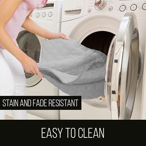 Miniatura 8 de Sofa Shield Funda Deslizante para Sofá con Correa Patentada, Protector de Cojines, Diseñada en EE. UU., Reversible, Resistente a las Manchas y al