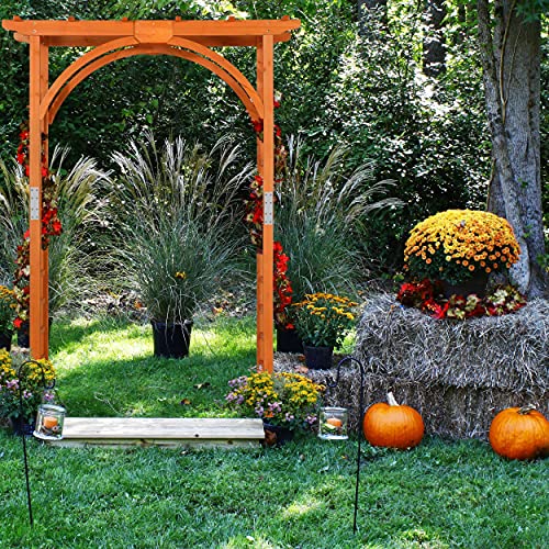 Yaheetech YT-00115213 85In Wooden Garden Trellis Horticulture Garden Arch Arbor For Climbing Planting Plant Stand In Garden Yard Outdoor thumb #3