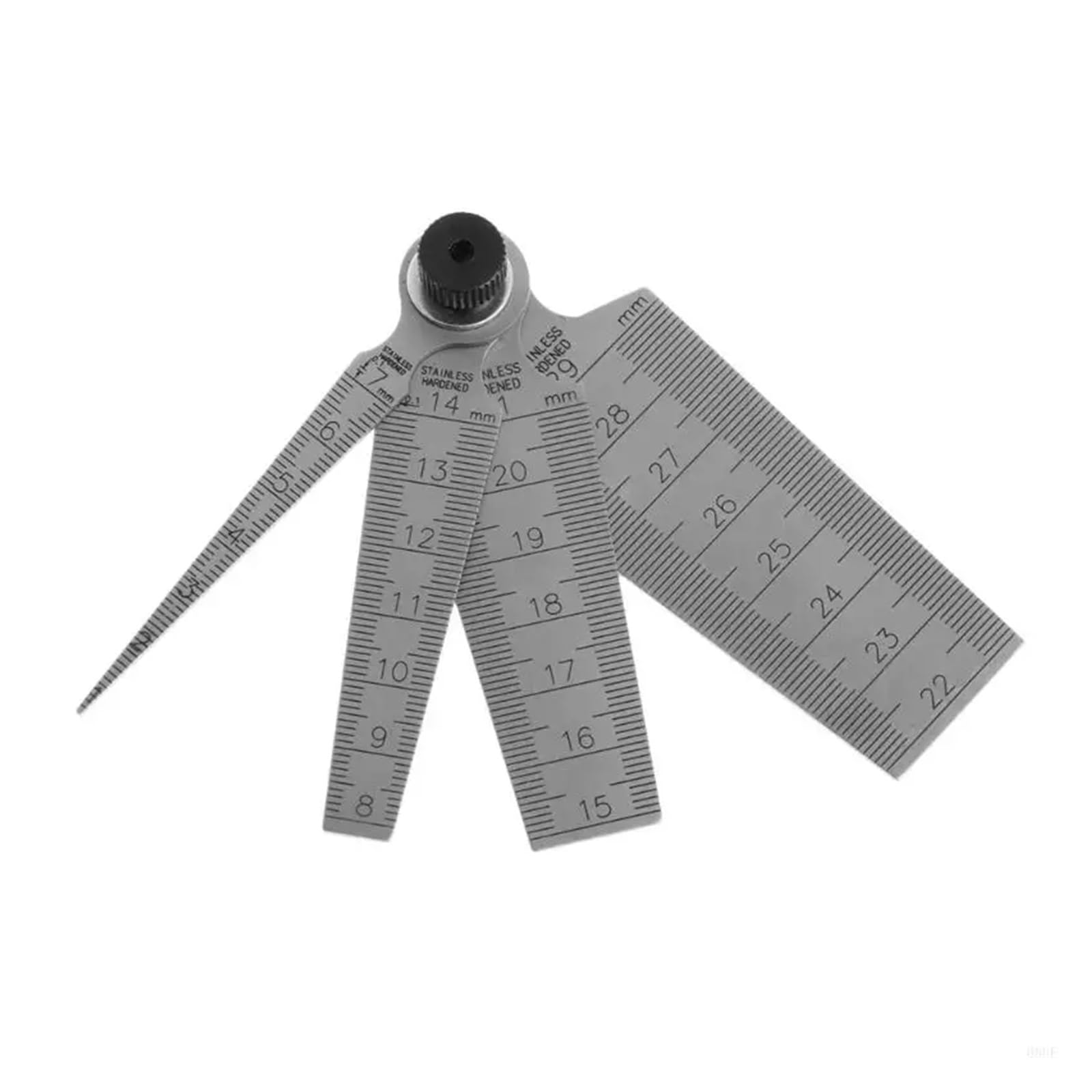 EDEDE Galgas de Espesor, Juego de calibres cónicos for Soldadura 68UE de 0 a 29 mm for Soldadura de Acero Inoxidable, for Regla de Profundidad de separación