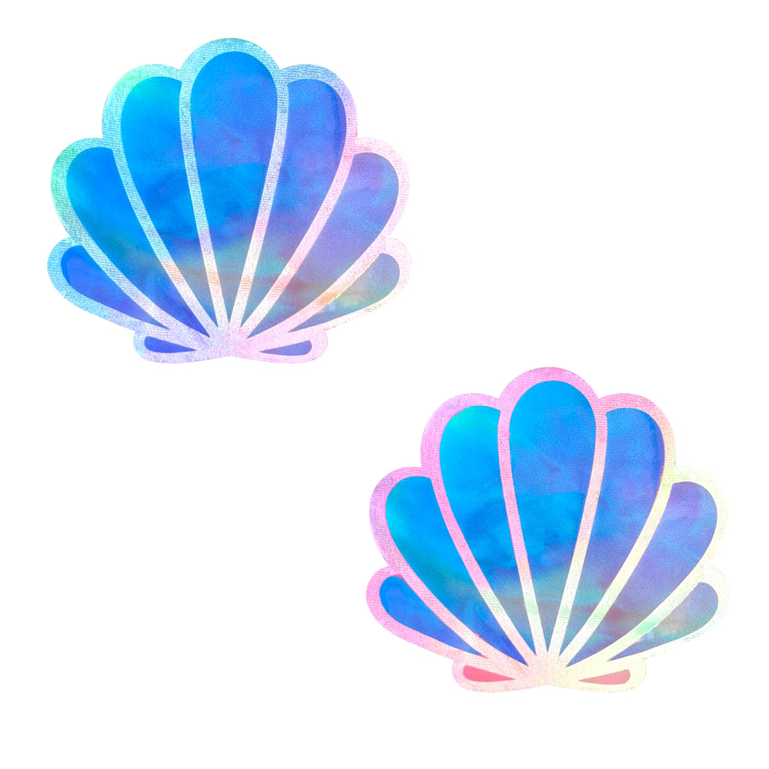 Neva Nude Under the Sea Nipztix Pasties Nipple Covers, Medical Grade Adhesive, Waterproof, Made in USA