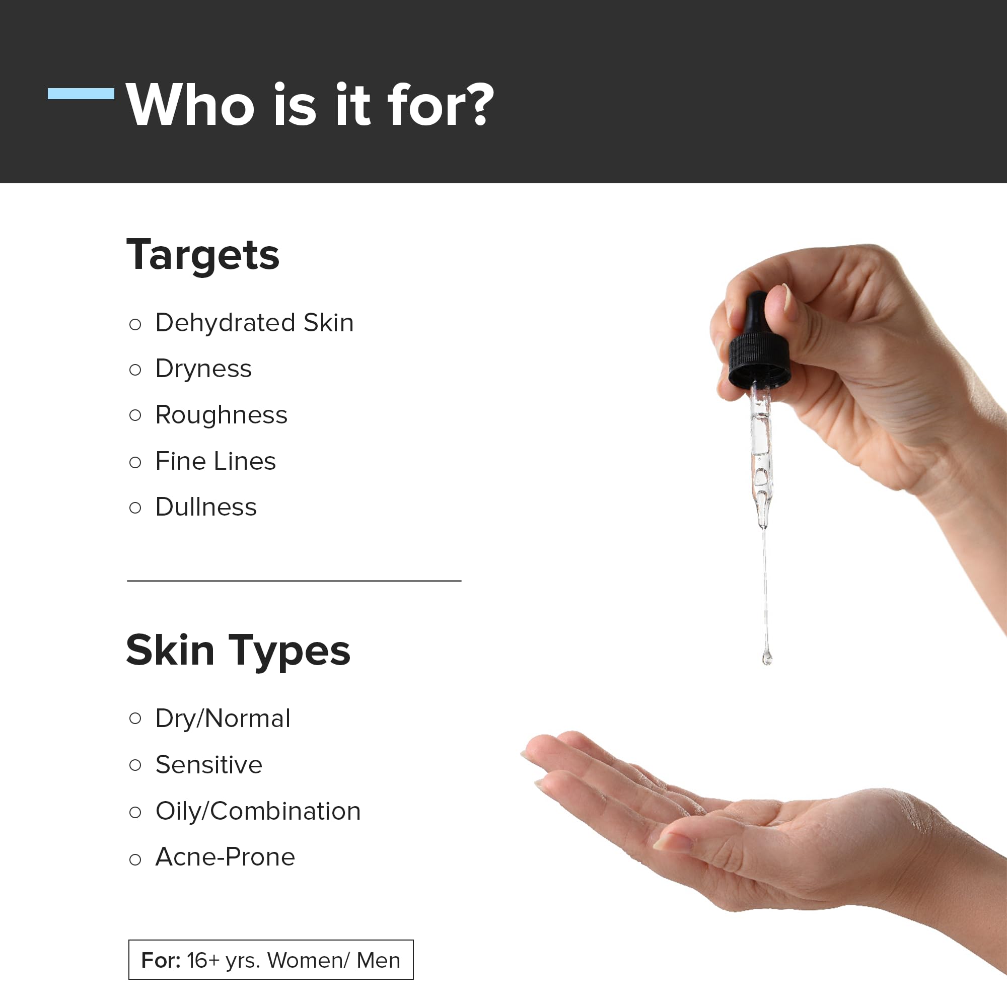 Minimalist 2% Hyaluronic Acid + PGA Serum for Intense Hydration, Glowing Skin & Fine Lines | Daily Hydrating Face Serum For Women & Men with Dry, Normal & Oily Skin | 30 ml