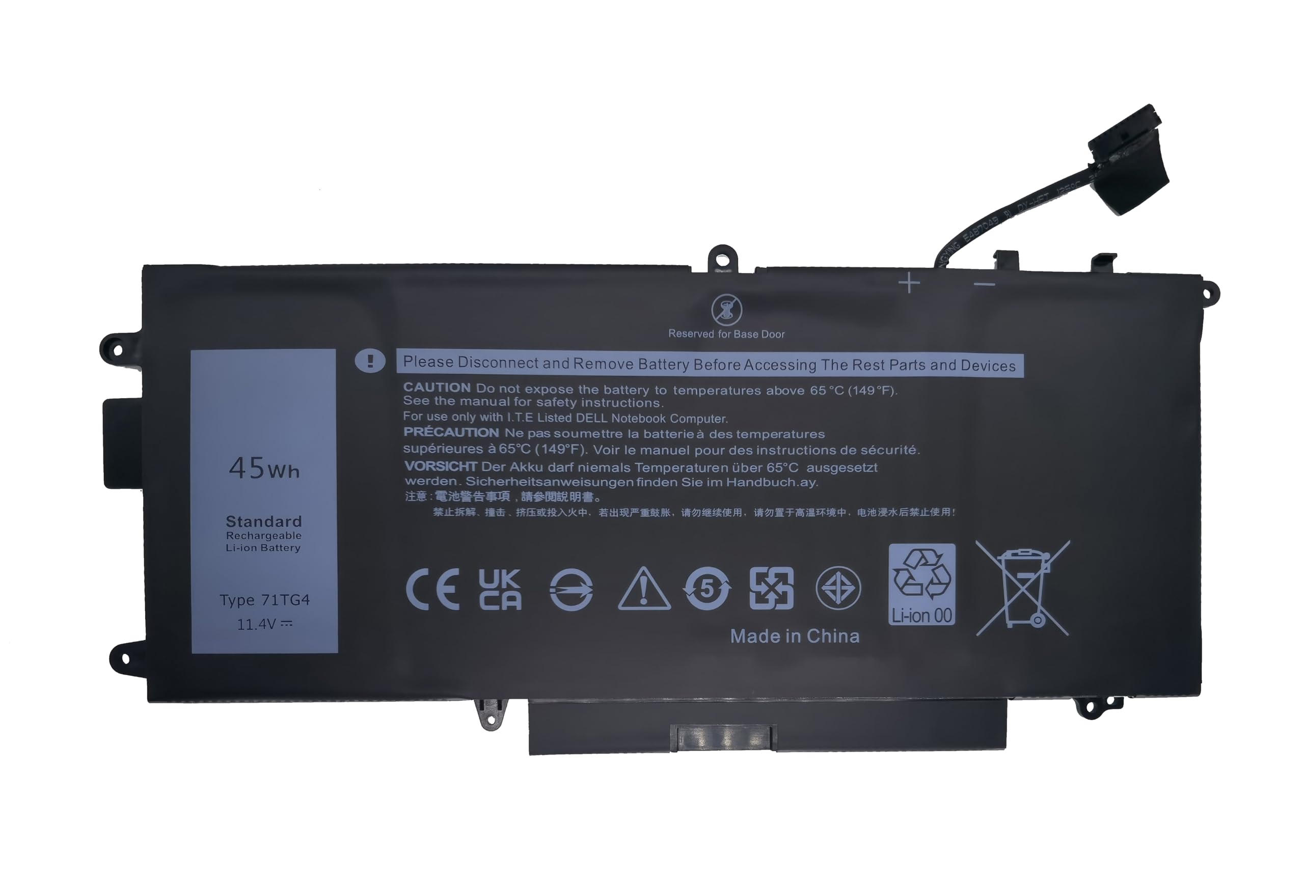 Amazon.com: YXKC 71TG4 Laptop Battery Compatible with Dell