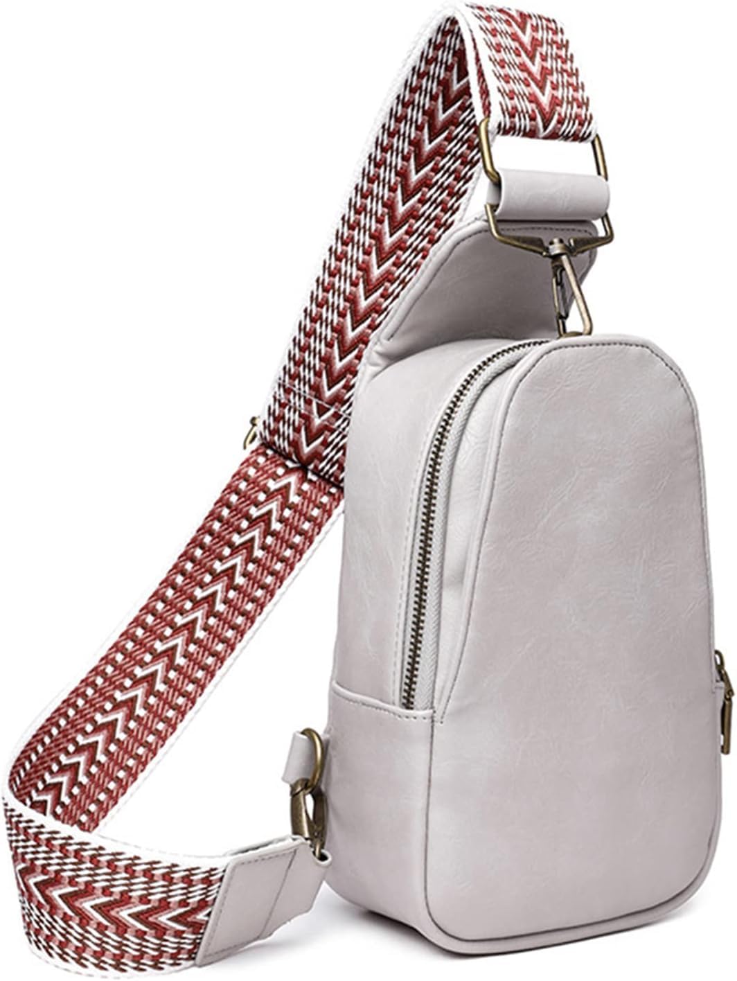Crossbody Bags for Women Small Sling Bag Leather Cell Phone Bag Chest Bag Coin Purse Adjustable Straps Backpack /5 (Color : Gray)