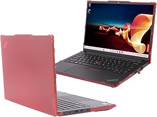 mCover Funda rígida solo compatible con Lenovo ThinkPad E14 Gen 5/Gen 6 Windows Notebook PC 2023-2025 de 14 pulgadas (con bisagra de 180°, no es compatible con ningún otro modelo Lenovo), color rojo
