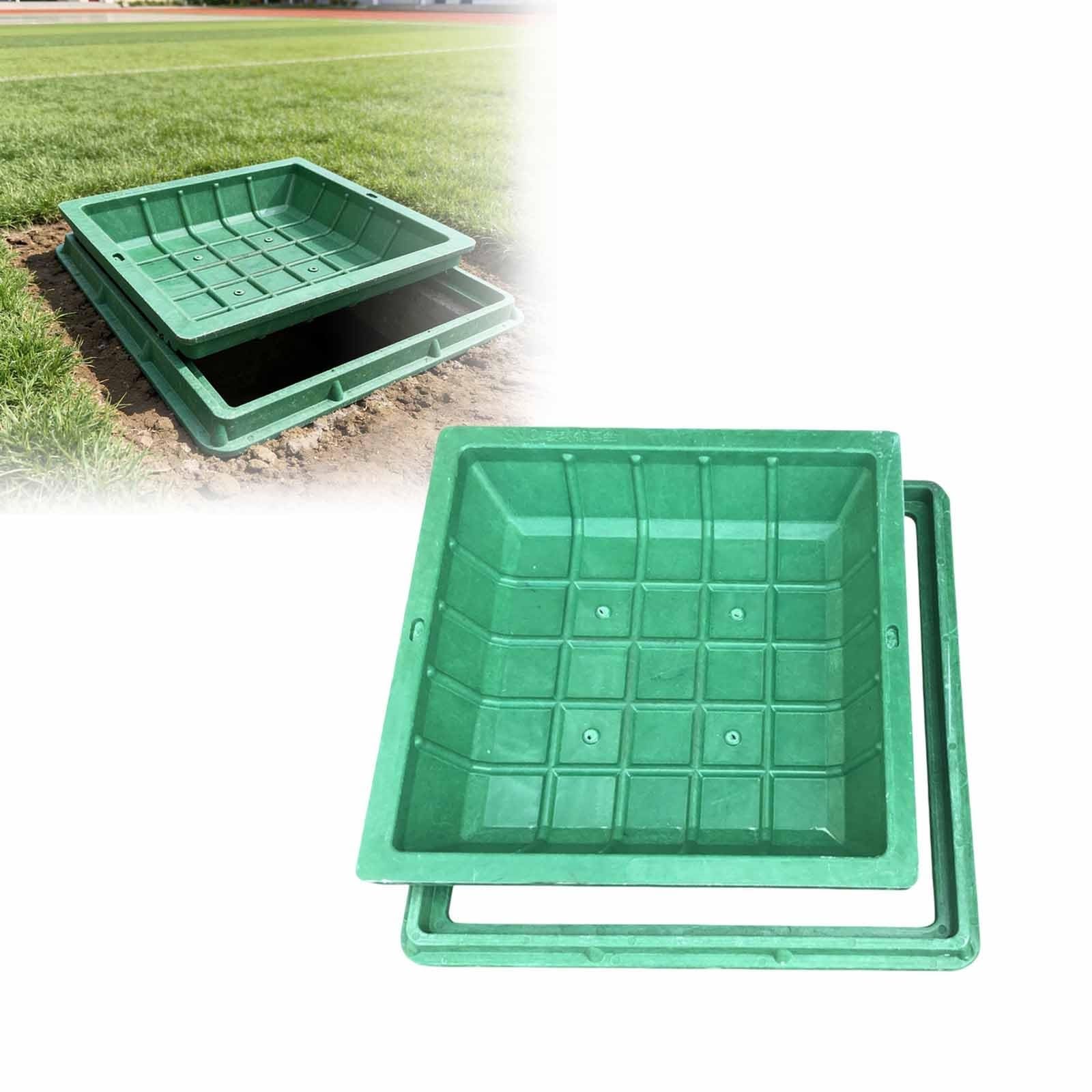 GJMSSMY HeavyDuty Invisible Septic Tank Lid CoverDurable Resin Manhole Cover for Driveway Lawn & Garden Protection Weatherproof & Safe Access