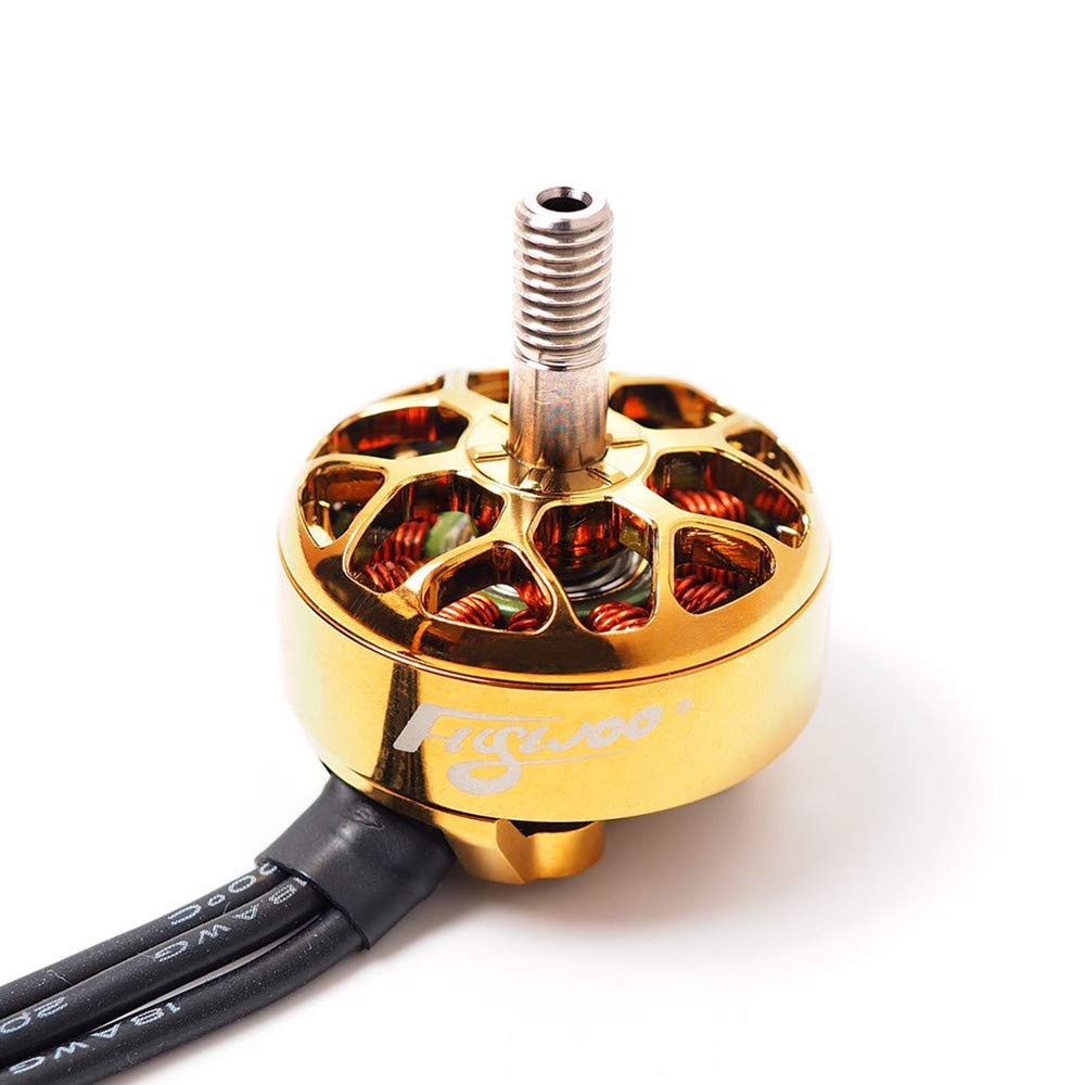 VIDOO Nin N2207 2207 1750Kv/2450Kv/2750Kv 2-6S Moteur Brushless Titanium Or pour Drone Rc-2750Kv