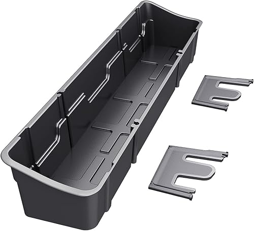 Lyon Cover Elaborate Manufacturing Caja de almacenamiento debajo del asiento para Ford 150 2015-2024, Ford 250/350/450/550 2017-2023, Crew Cab,