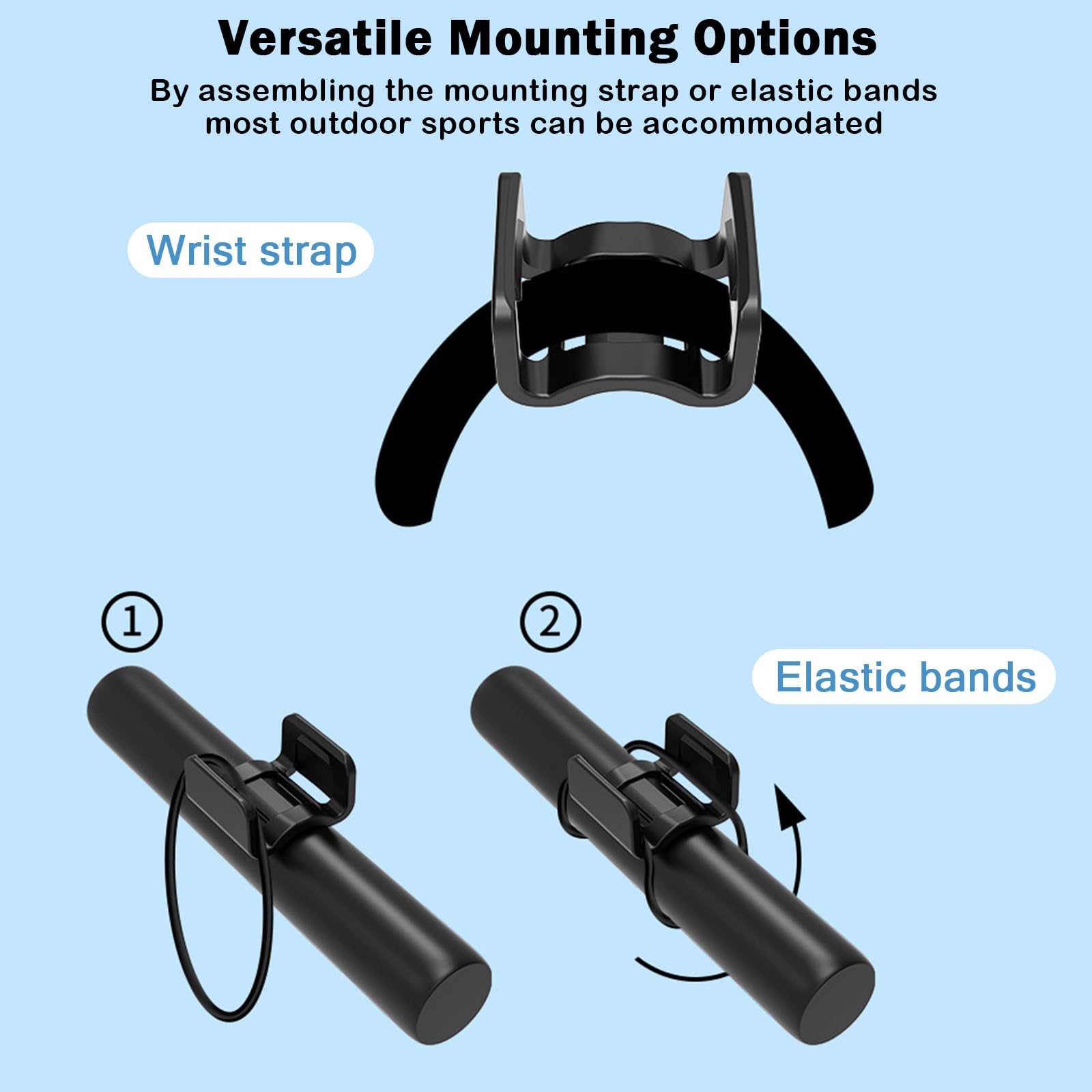 Mando a distancia Bluetooth para DJI Osmo Action 6/5 Pro/4, para Insta360 X5/X4/X3 para GoPro Hero 13 12, mando a distancia inalámbrico con correa de muñeca, accesorios de cámara de acción inteligente