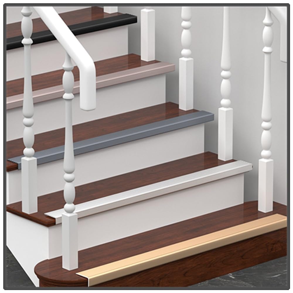 90cm Perfil De Borde De Escalera Autoadhesivo Aluminio Perfil De Protección Para Borde De Escalón Para Escalones Madera Metal Baldosas
