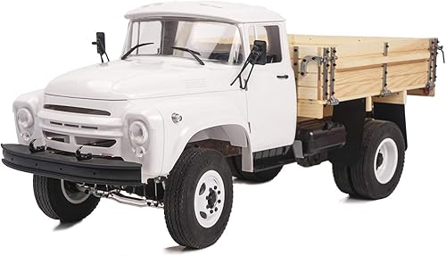 Kingkong RC Coche 112 ZL-130 Cuerpo de orugas duro 4x2 Tractor Truck Metal RC Chasis Kit con cama de madera