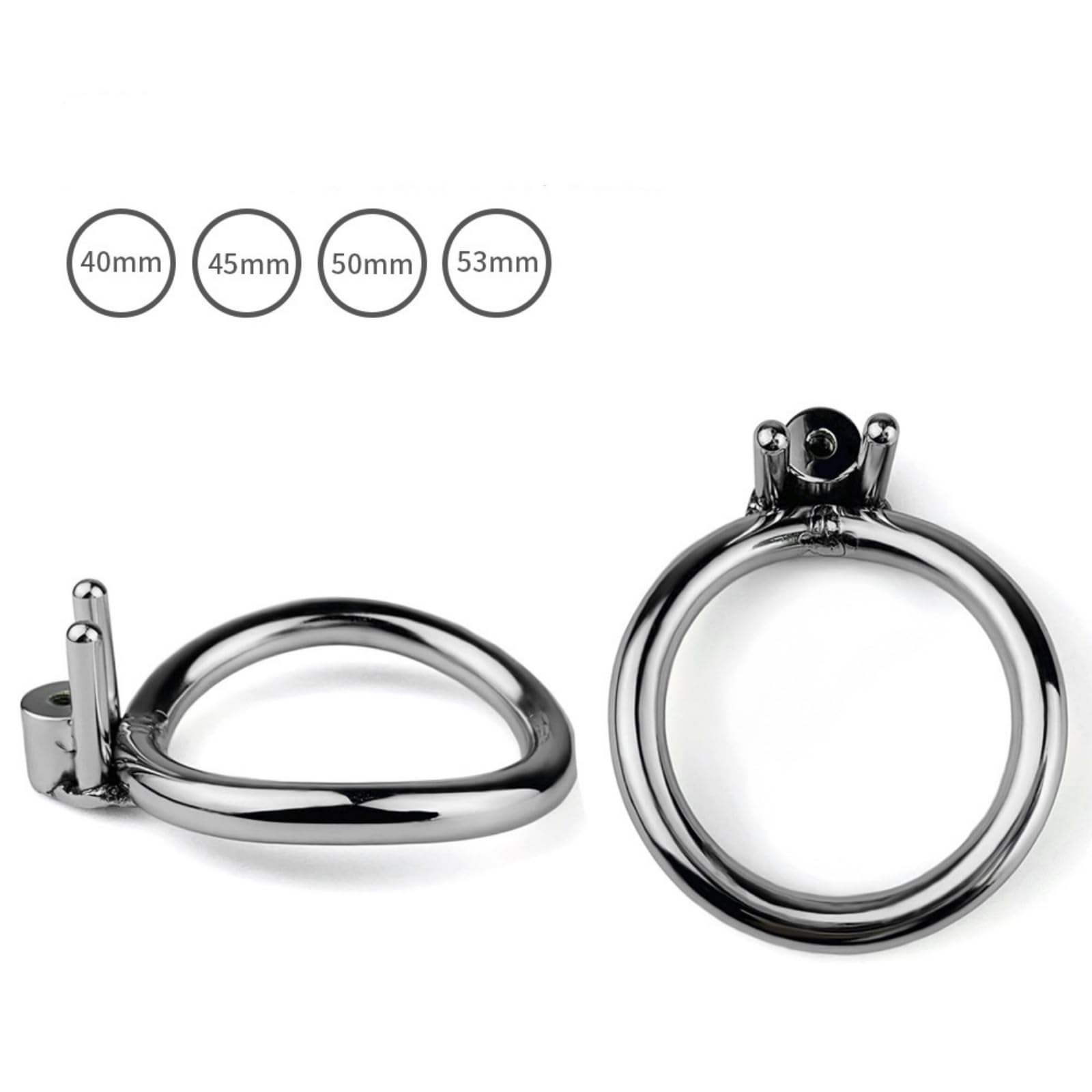 WOLWES Cage d'exercice à comptage négatif en Acier Inoxydable A200 (45mm)