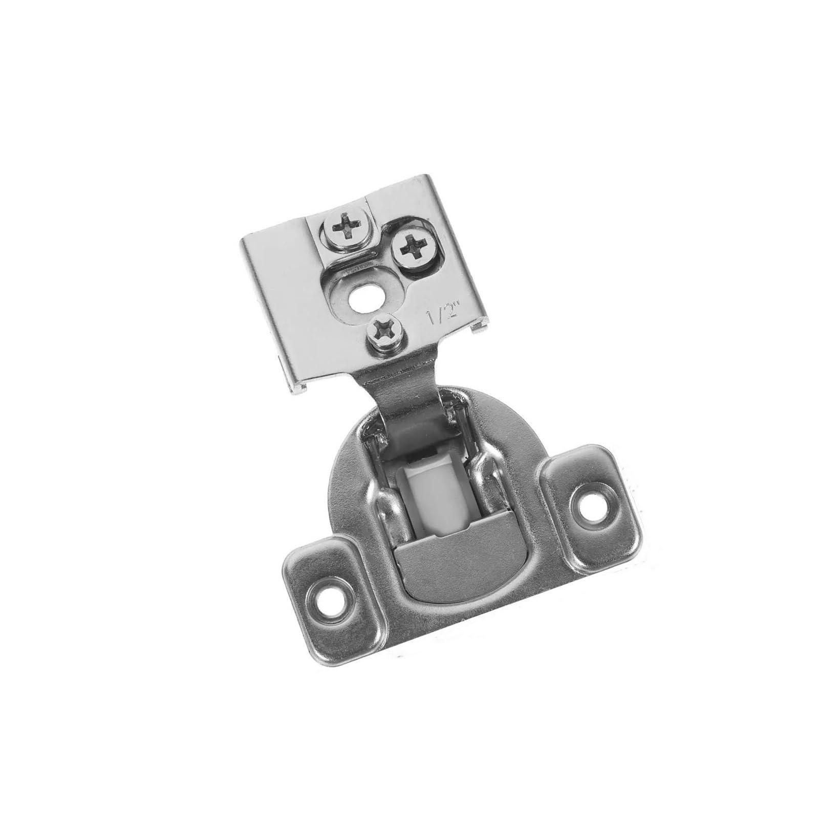 Wkfbifly 7X5.7x2cm 1Set Damping Cabinet Hinge Full Overlay Soft Close Stainless Steel Kitchen Door For Frameless And Framed Cabinets(7X5.7x2cm)