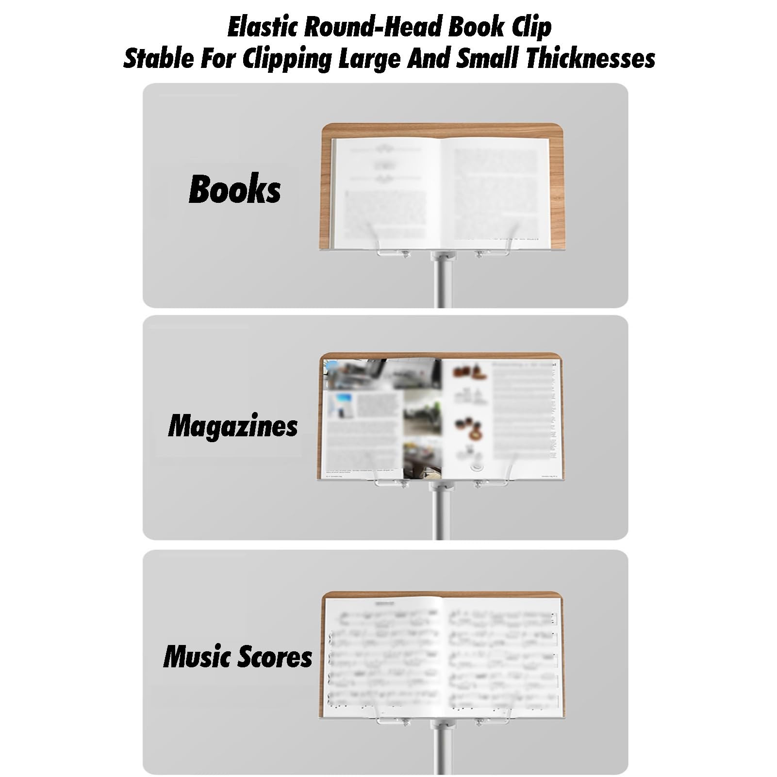 Supporto per libri da pavimento, regolazione dell'angolo di 180° e supporto per pannello girevole a 360° per lettura, robusto e comodo per letto, divano o poltrona reclinabile