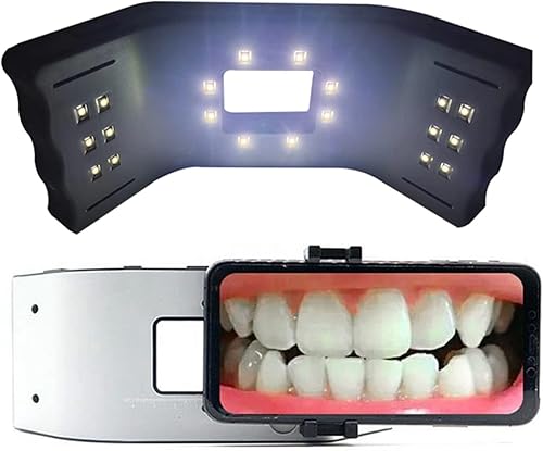 Luz de llenado de fotografía dental con 20 luces LED Herramienta de iluminación de video de fotografía de odontología para lámpara de tratamiento