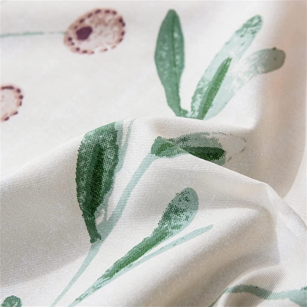 Cotton Sheet with Elastic Large Floral with Drape Mattress Cover(120x200x25cm)