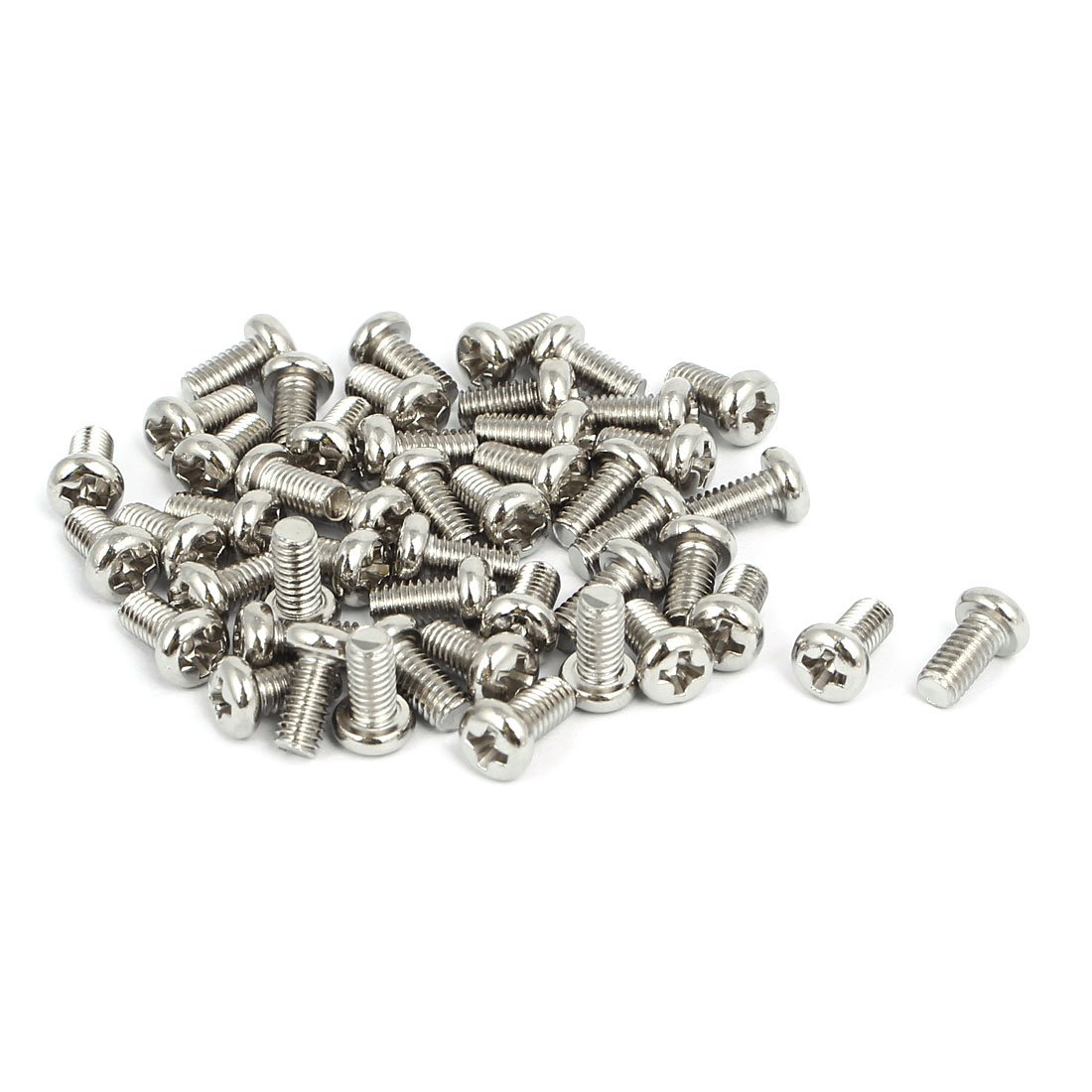 Viti A Testa Larga A Testa Piatta Con Croce In Zinco Blu E Bianco, Viti A Testa Tonda Grande A Testa Larga, Viti A Testa Larga A Testa Piatta-M4 * 10 (100 - Foto 10