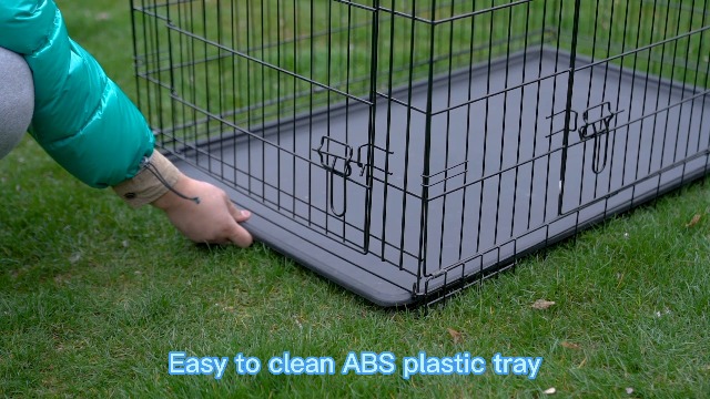 BestPet Dog Crate for Large Dogs,48 Inch Dog Kennel Outdoor with Double-Door,Folding Mental Pet Dog Cages with Divider… - Image 8