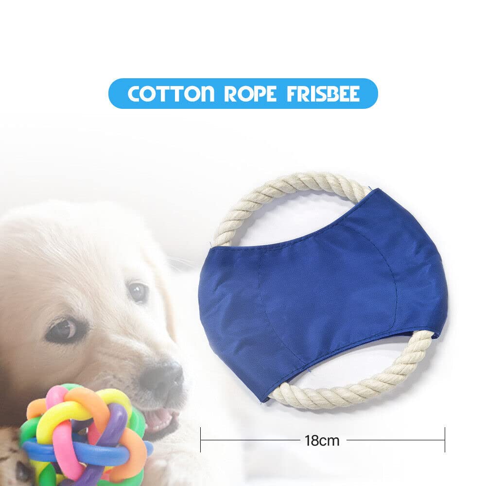 Woowoofy Dog Rope Toy Anti-Slip Design for Aggressive Chewers Teething Training Nearly Indestructible Dog Toys 100% Natural Cotton Rope for Small & Medium Dog (Pack of 4) - Image 3