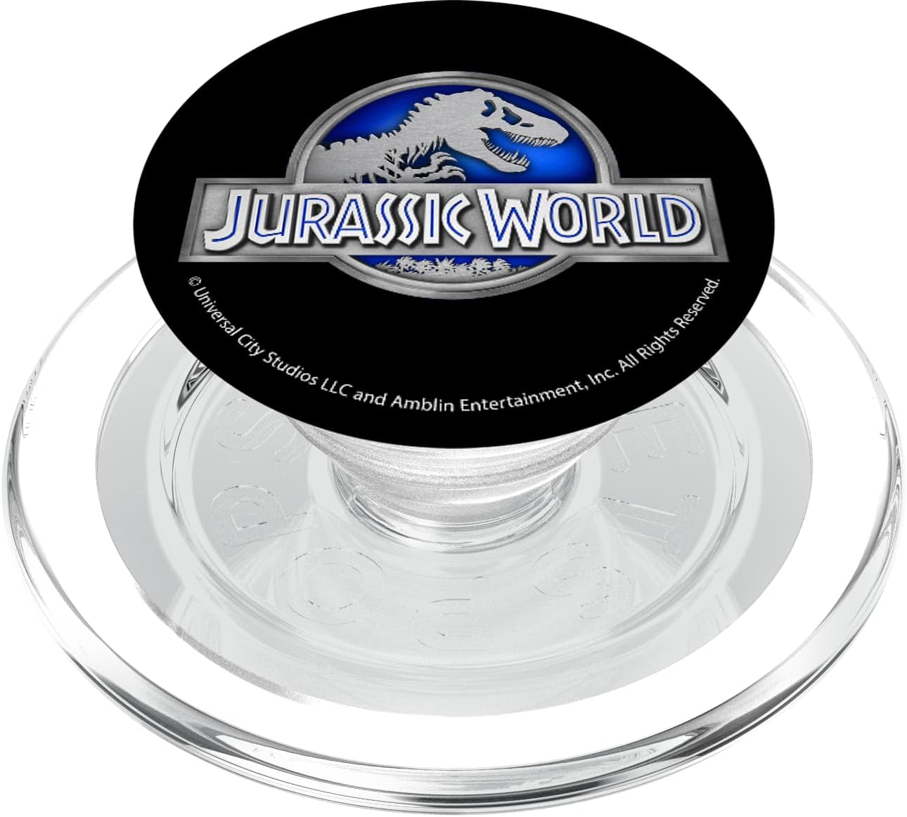 Jurassic World Classic Style Logo PopSockets MagSafe PopGrip for iPhone