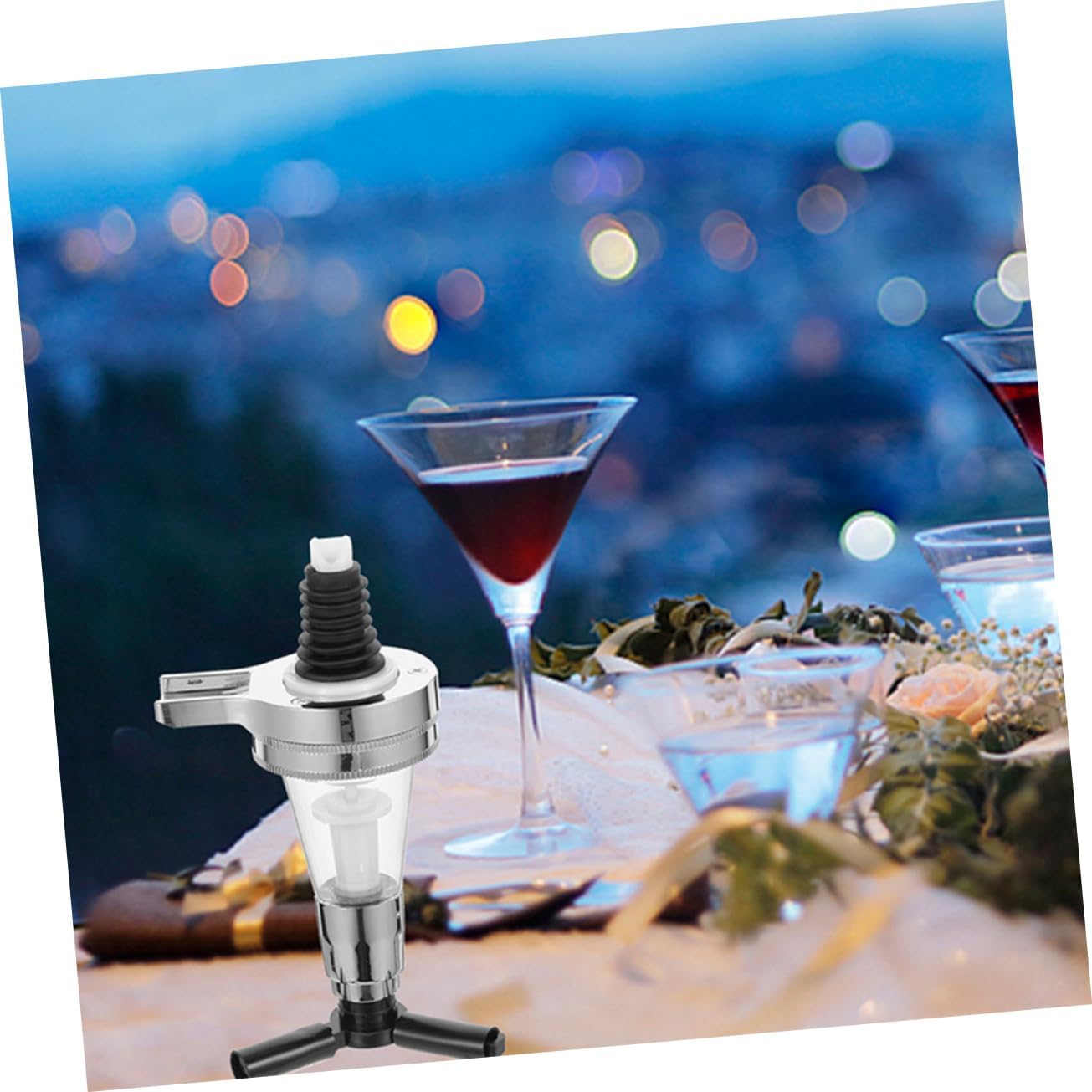 PRETYZOOM 2pcs Wall-Mounted Wine Pourer Liquor Dispenser Spout Ration Drink Dispenser for Parties Easy to Install Sturdy Beverage Holder