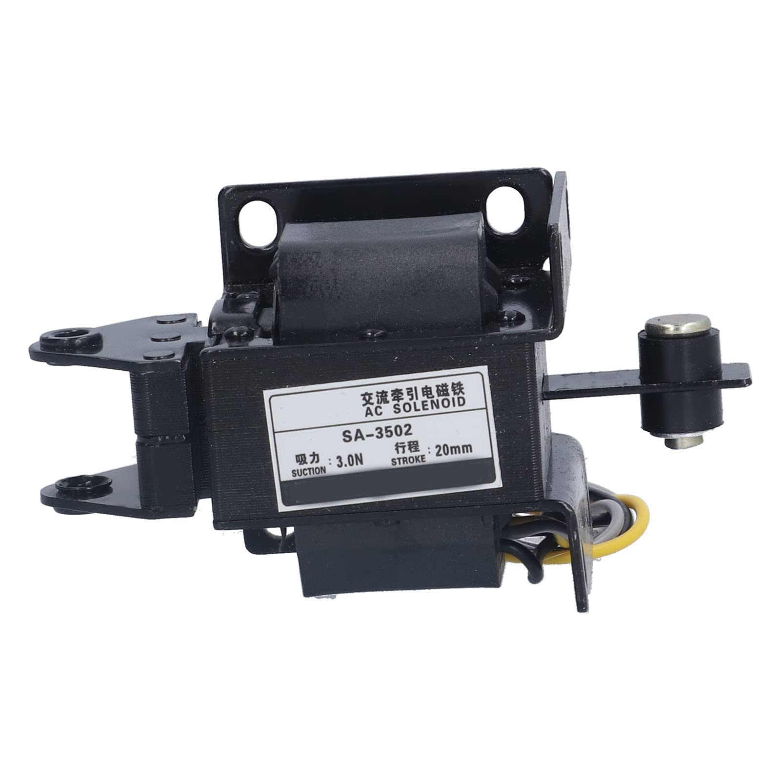 Annadue Elektromagnes Push Pull Solenoid AC 220V, Wodoszczelny 3.0N, for
