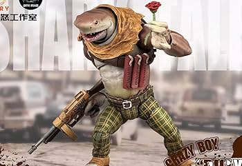 Amazon | [AC]Fury Toys 深淵パワー シリーズ サメ人 8インチ