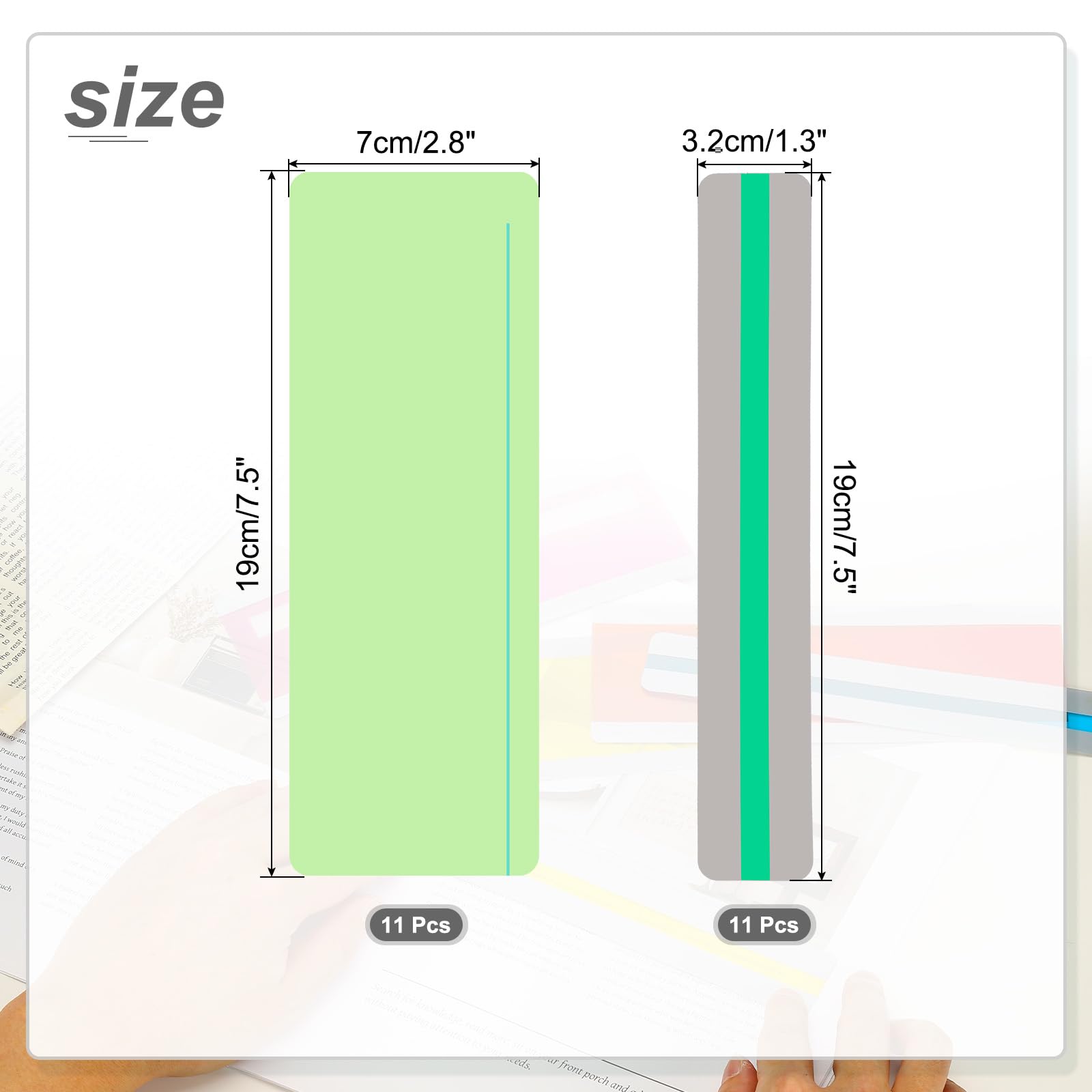 Green Reading Ruler