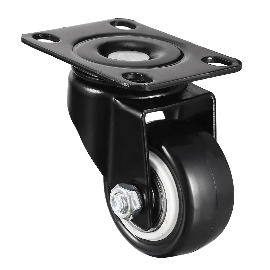 Sourcing Map Caster Wheels 1.5" Polyurethane With Top Plate