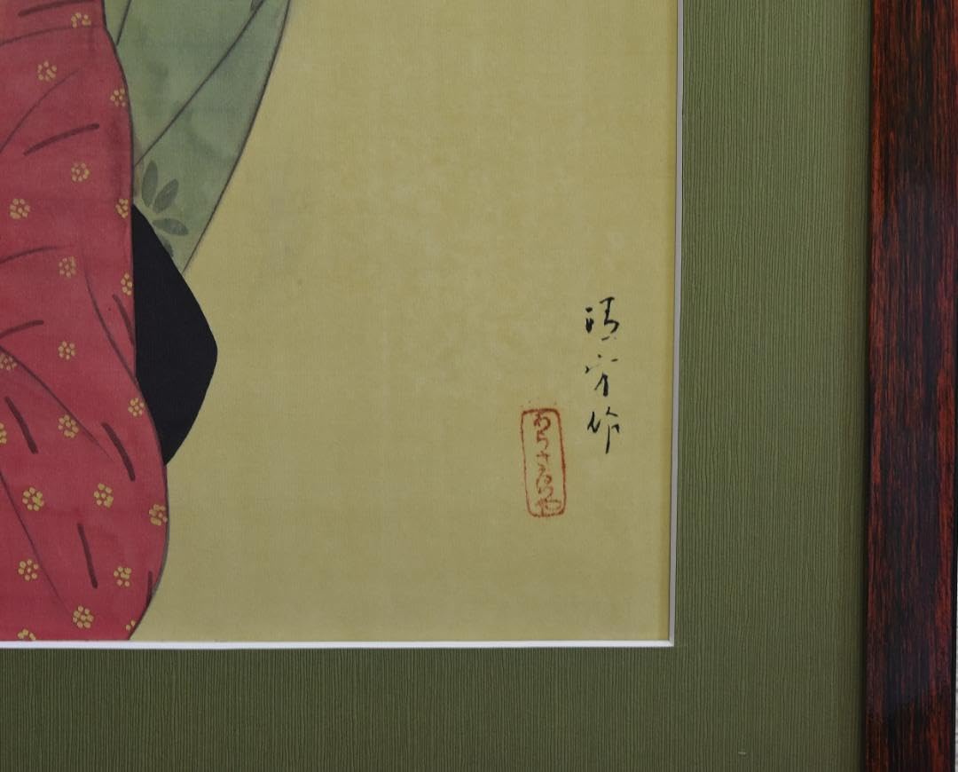 文化勲章受章日本画家・鏑木清方　百合　真作　記念品　ギフト Amazon.co.jp: 文化勲章受章日本画家鏑木清方 百合 真作 記念品
