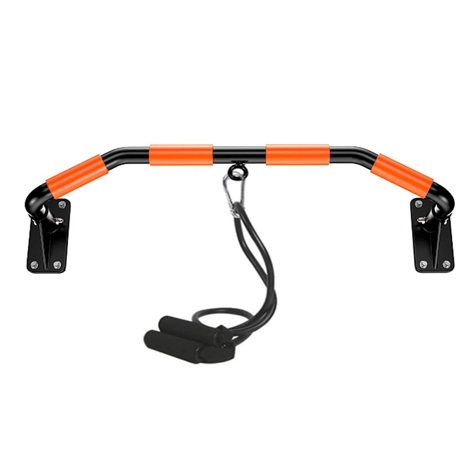 HTTGDGDH Pull-Up Bars Wall-Mounted Horizontal Bar, Pull-Up Fitness Bar With Drawstring, Multifunctional Strength Training Equipment, Safe Load 400Kg,