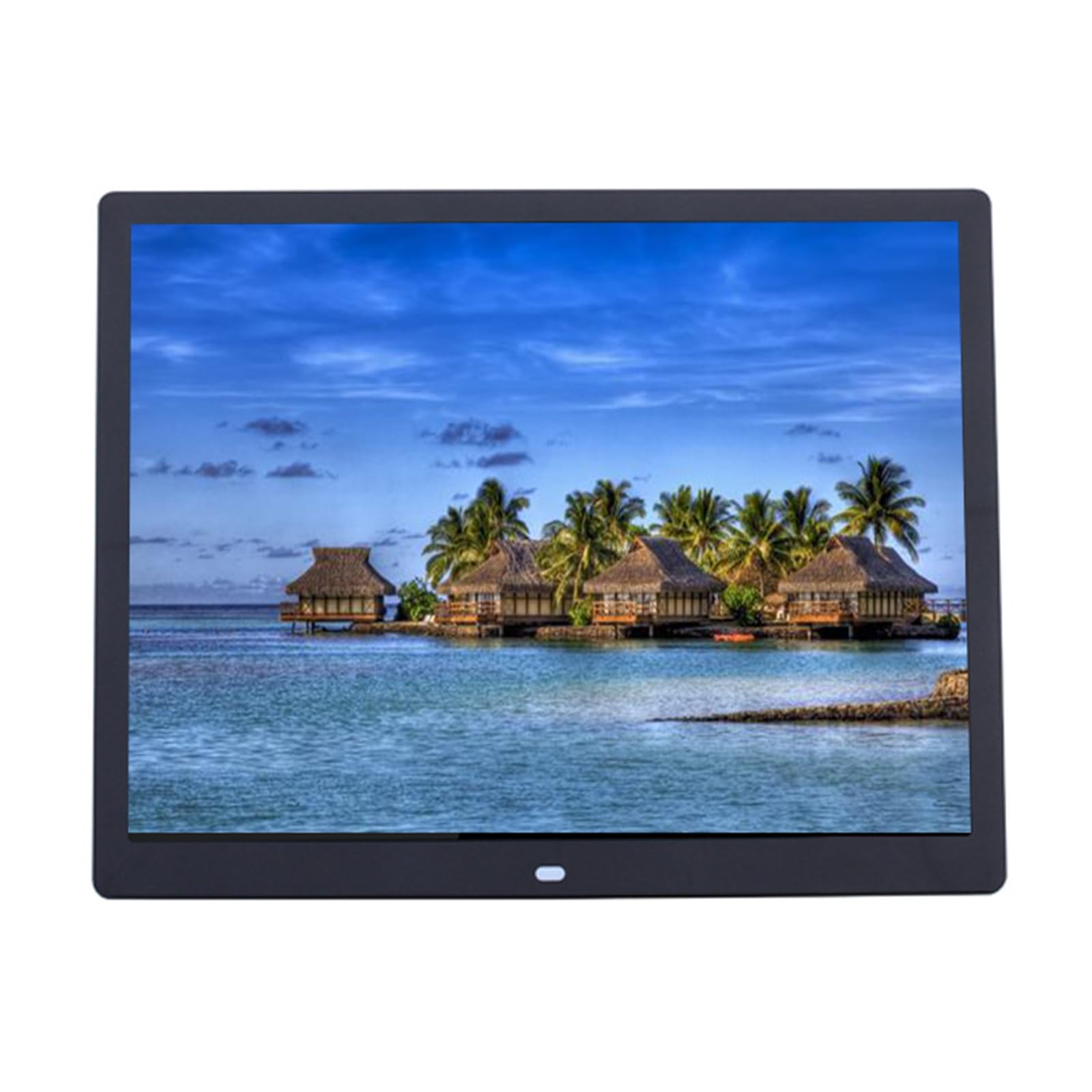 MYUYEE 15-Inch High-Definition Digital Photo Frame - Electronic Photo Album And Advertising Display (Black)
