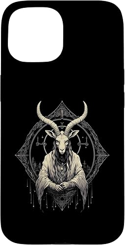 Miniatura 10 de Funda para iPhone 12 Pro Max Satanic Goat Baphomet Creepy Occult Devil Goth Lucifer