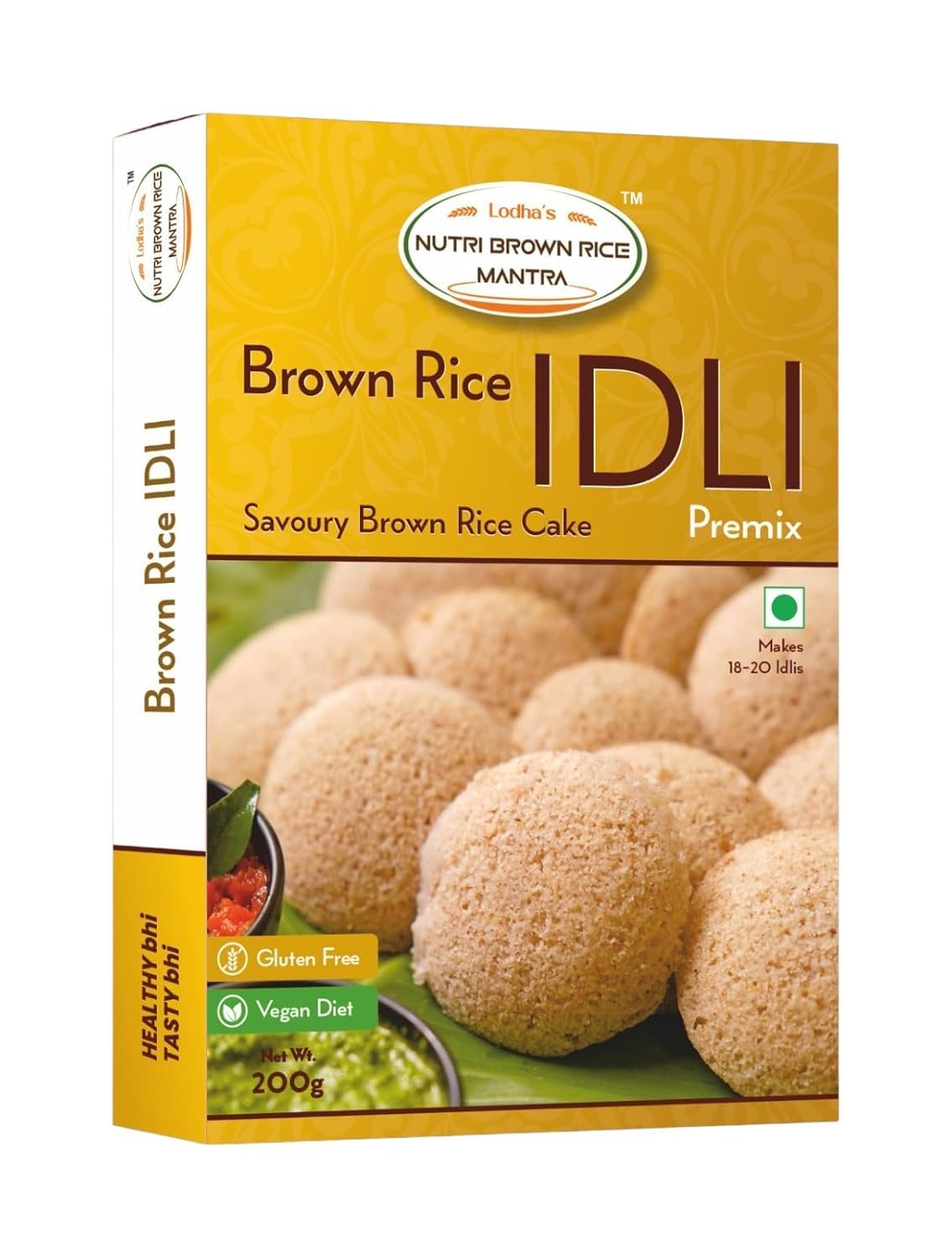 BROWN RICE IDLI Wholesome/Gluten Free/Vegan/Ready to cook Healthy Appetite/Delicious 200gm-image-42