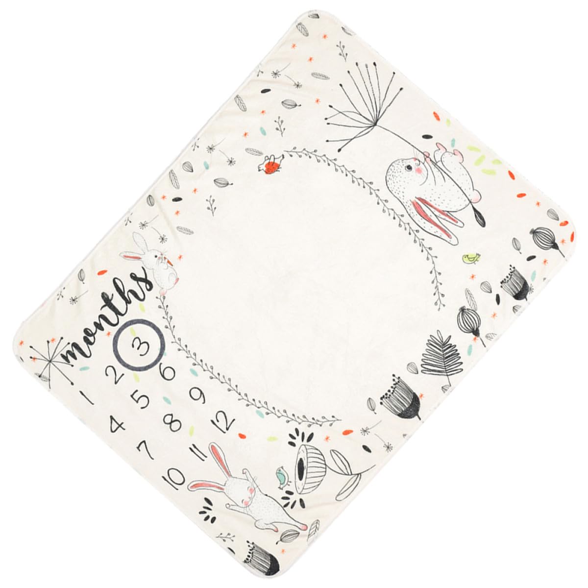 Coperta Fotografica in Flanella per Ragazzo Ragazza, 120x100 Cm | Telaio Marcatore Incluso, per Fasciare, Copertura Allattamento e Passeggino, Regalo e Ricordo