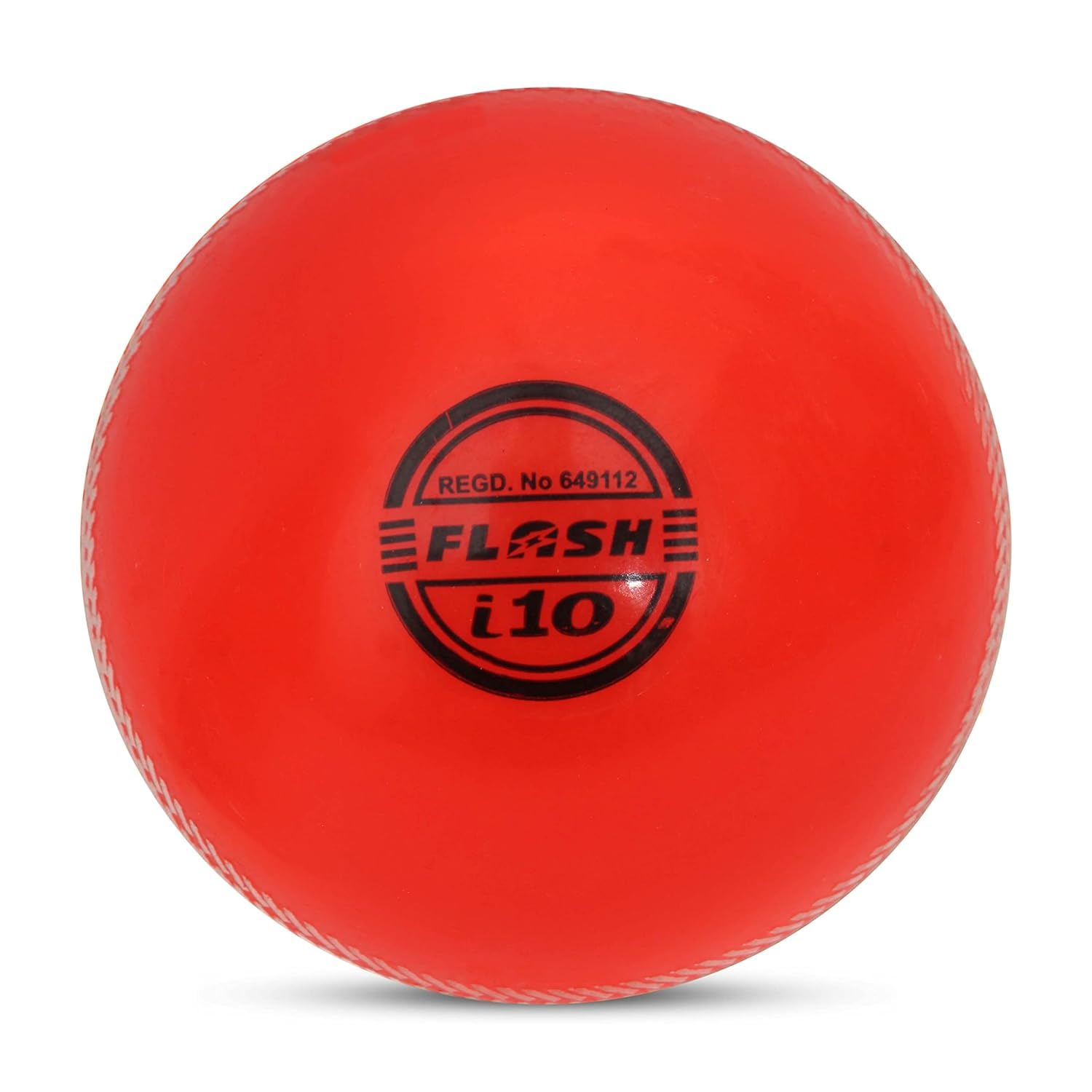 Flash i10 Rubber Synthetic Ball i10 for Cricket Practice (Regular Size, Orange, Pack of 3)-image-33
