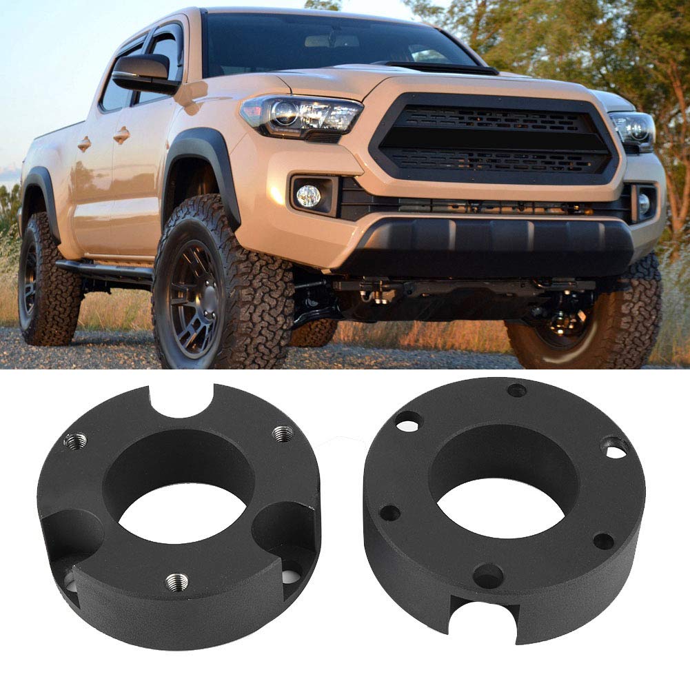 Zestaw podnośnika do poziomowania przedniego 3-calowe aluminiowe elementy dystansowe zawieszenia obrabiane CNC do dużych obciążeń dla FJ Cruiser 2WD 4WD 2005 2019 Czarny