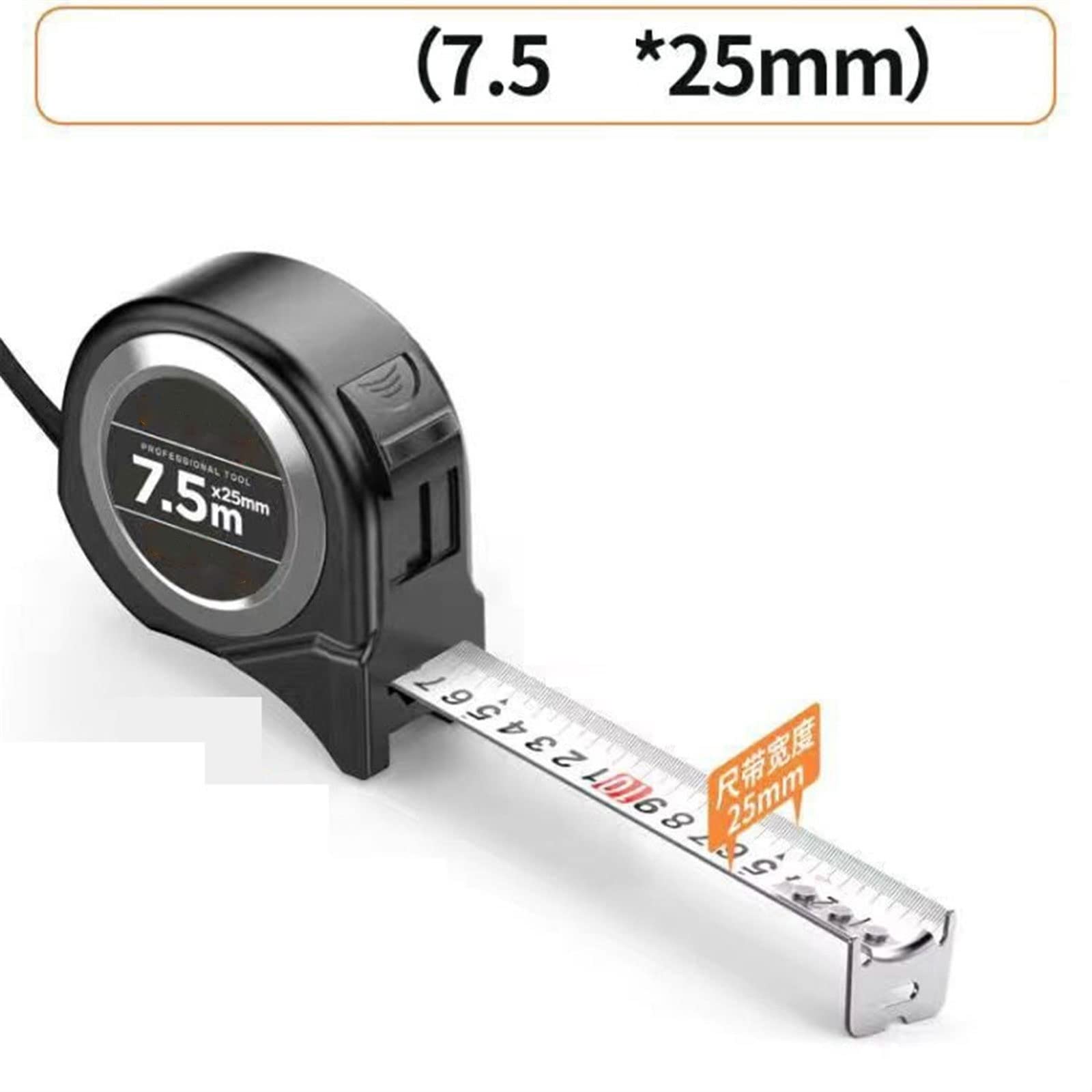 Mètre ruban, ruban à mesurer numérique en acier inoxydable de haute qualité, ruban à mesurer double face de qualité industrielle avec ruban à mesurer magnétique autobloquant (Color : Purple)