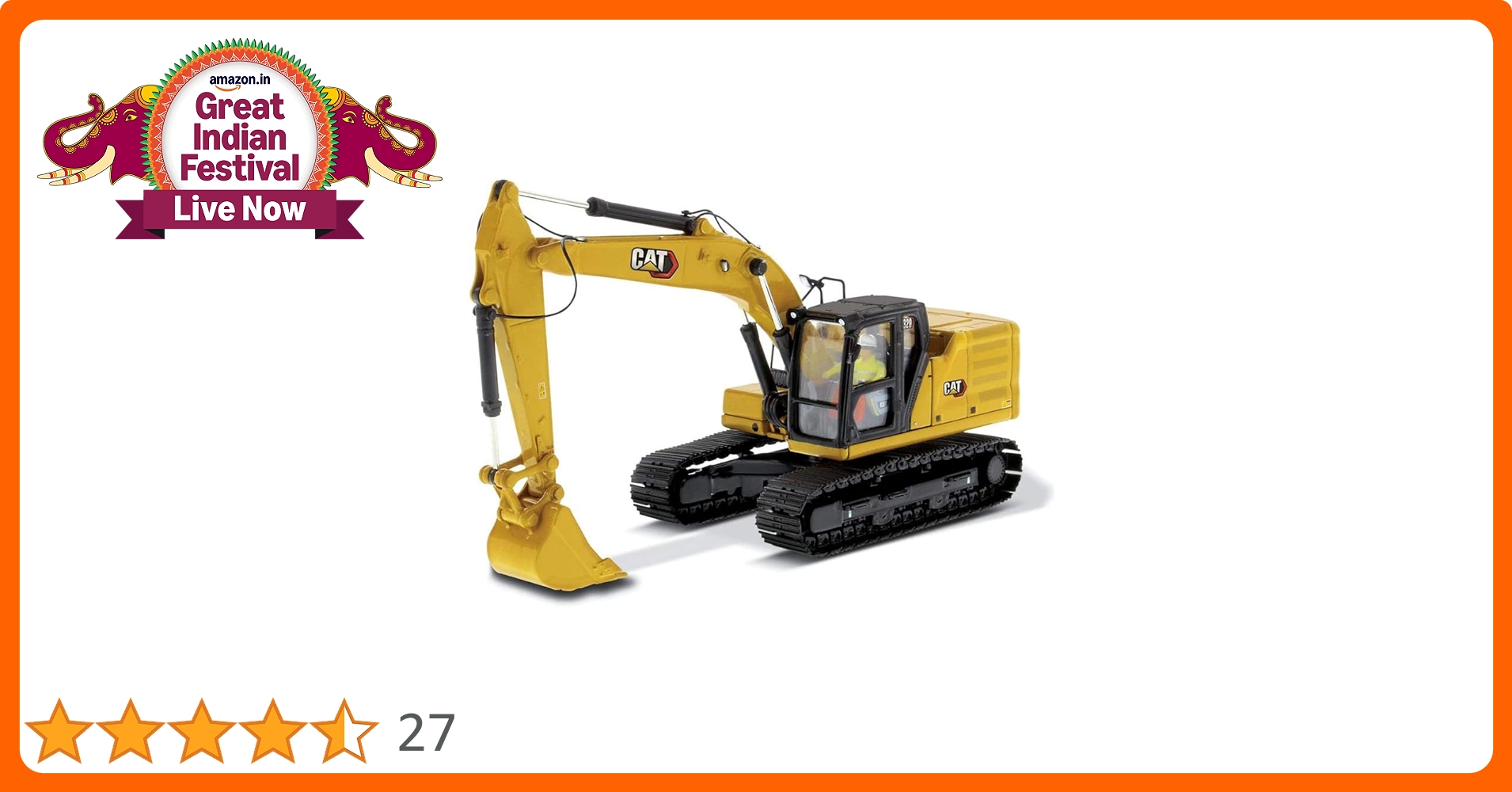 CAT オリジナル ミニチュア 320CL Excavator #:A009 CAT オリジナル ミニチュア 320CL Excavator #:A009