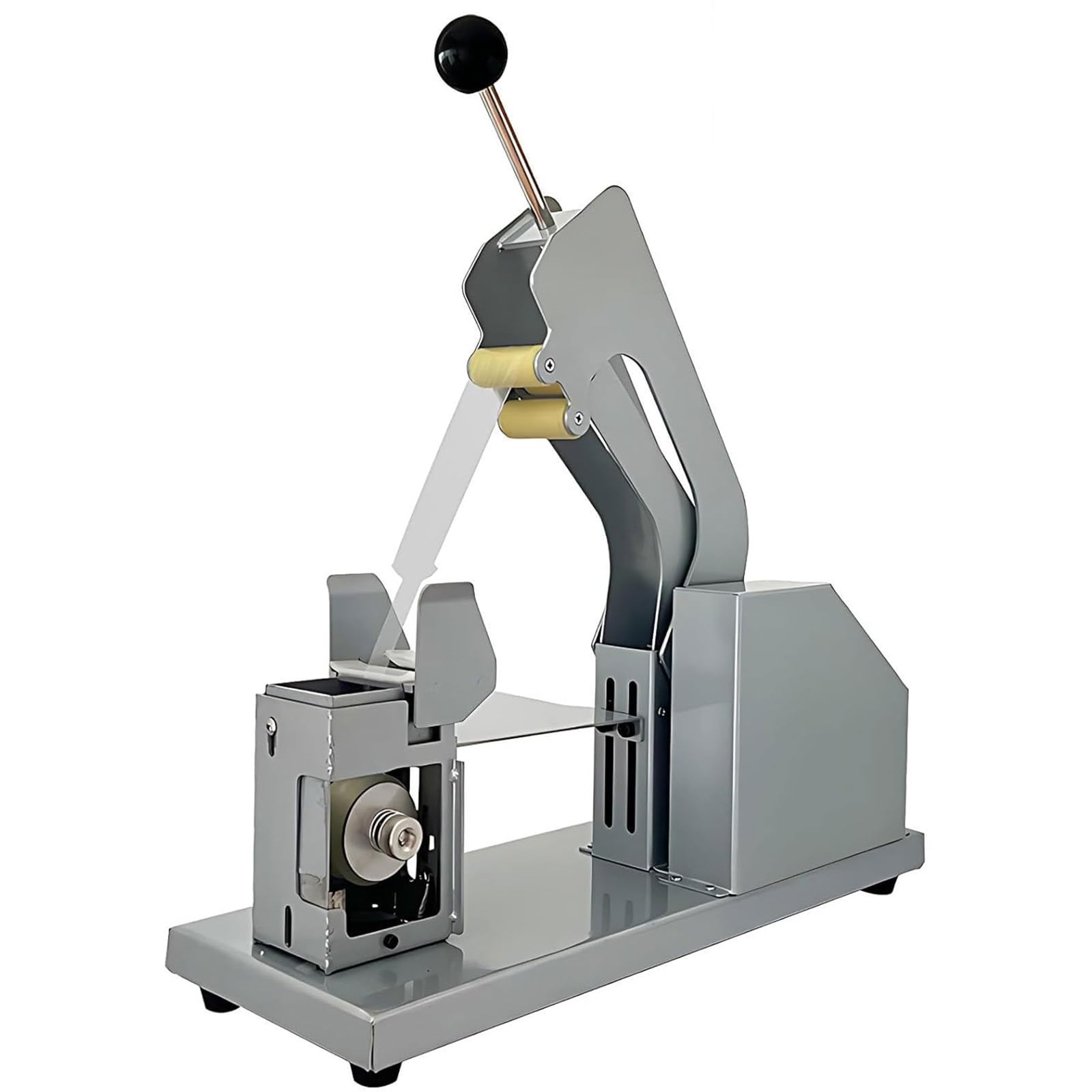 ZYLDDS Vegetable Strapping Machine,Semi-Automatic Pe/PVC Film Bundler with Adjustable Height & Tightness Control,for Supermarkets,Fresh Produce Stores,and Clean Vegetable Processing Facilities
