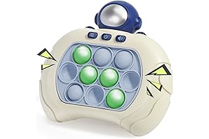 Quick Push Pop Game Fidget - Astronaut Green Light