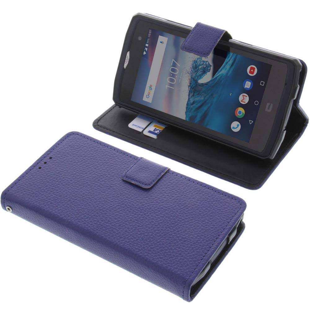 Étui Rabat Cuir Pour Crosscall Core-X3 - Housse Protection Avec Poches Cartes - Neuf